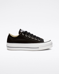 Converse Chuck Taylor All Star Női Platform Fekete/Fehér | KSHXIWP-HU